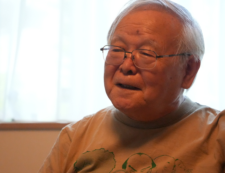 安彦良和氏。新作『銀色の路―半田銀山異聞―』は集英社のヤングジャンプ誌で連載中。レジェンドが歴史の悪役とされた五代友厚を描く! 軋轢、誤解、障壁を超えて銀山復興への路を拓く。熱さと温かさに満ちたストーリー。